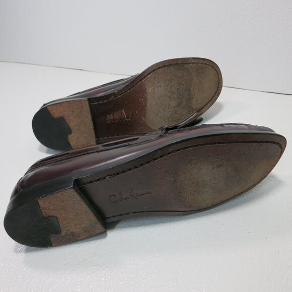 Cole Haan Oil Tanned Leather Tassel Moccasin Loafers Men's Footwear Shoes sz 9 D - Picture 4 of 7